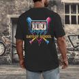 HUGvyn 100 Drippy Days Of School Baseball Ice Cream 100 Days Men's Back Print T-Shirt HUGvyn 100 Drippy Days Of School Baseball Ice Cream 100 Days Men's Back Print T-Shirt