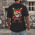 HUGvyn Santa Playing Baseball Ice Cream Drip Christmas Boys Men's Back Print T-Shirt HUGvyn Santa Playing Baseball Ice Cream Drip Christmas Boys Men's Back Print T-Shirt