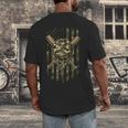 Ice Cream Baseball Drip For Boys Camo USA Flag Camouflage Men's Back Print T-Shirt Ice Cream Baseball Drip For Boys Camo USA Flag Camouflage Men's Back Print T-Shirt