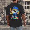 Ice Cream Baseball Drip Spots Sprinkle For Boys Youth Kids Men's Back Print T-Shirt Ice Cream Baseball Drip Spots Sprinkle For Boys Youth Kids Men's Back Print T-Shirt