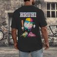 Ice Cream Drip Baseball Bruh Baseball Drip Boy Youth Men's Back Print T-Shirt Ice Cream Drip Baseball Bruh Baseball Drip Boy Youth Men's Back Print T-Shirt