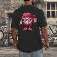 Ice Cream Drip Baseball Valentine's Day Spots Baseball Drip Men's Back Print T-Shirt