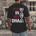 ITS In My DNA Baseball Sport Player Saying Men's Back Print T-Shirt ITS In My DNA Baseball Sport Player Saying Men's Back Print T-Shirt