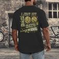 I Just Hit 100 Days Of School Camouflage Baseball Men's Back Print T-Shirt I Just Hit 100 Days Of School Camouflage Baseball Men's Back Print T-Shirt