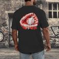 Kid Drip Ice Cream Baseball Heart Catcher Valentines Day Boy Men's Back Print T-Shirt Kid Drip Ice Cream Baseball Heart Catcher Valentines Day Boy Men's Back Print T-Shirt