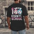 Kids 100 Days Of School Boys 100th Day Baseball Drip Toddler Men's Back Print T-Shirt