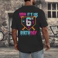 Kids Baseball Drip Bruh It's My 6th Birthday Boy Ice Cream Drip Men's Back Print T-Shirt Kids Baseball Drip Bruh It's My 6th Birthday Boy Ice Cream Drip Men's Back Print T-Shirt