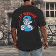 L7 Weenie Baseball Softball Men's Back Print T-Shirt L7 Weenie Baseball Softball Men's Back Print T-Shirt