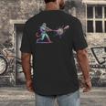 Leopard Baseball Player Ice Cream Drip For Boys Kids Men's Back Print T-Shirt Leopard Baseball Player Ice Cream Drip For Boys Kids Men's Back Print T-Shirt