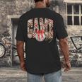 Leopard Checkered Game Day Baseball Coquette Bow Women Girls Men's Back Print T-Shirt Leopard Checkered Game Day Baseball Coquette Bow Women Girls Men's Back Print T-Shirt