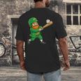 Leprechaun Playing Baseball St Patricks Day Men Boys Kids Men's Back Print T-Shirt Leprechaun Playing Baseball St Patricks Day Men Boys Kids Men's Back Print T-Shirt