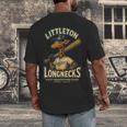 Littleton Longnecks Retro Minor League Baseball Men's Back Print T-Shirt Littleton Longnecks Retro Minor League Baseball Men's Back Print T-Shirt