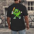 Lucky Shamrock Playing Baseball St Patrick's Kids Boys Men's Back Print T-Shirt Lucky Shamrock Playing Baseball St Patrick's Kids Boys Men's Back Print T-Shirt
