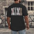 Mama Baseball Season Happy Game Day Trendy Sports Mom Men's Back Print T-Shirt Mama Baseball Season Happy Game Day Trendy Sports Mom Men's Back Print T-Shirt