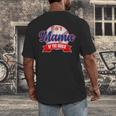Mama Rookie Of Year 1st Birthday Baseball Theme Matching Men's Back Print T-Shirt Mama Rookie Of Year 1st Birthday Baseball Theme Matching Men's Back Print T-Shirt