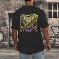 Mardi Gras Baseball Jester Hat New Orleans Men Women Kid Men's Back Print T-Shirt Mardi Gras Baseball Jester Hat New Orleans Men Women Kid Men's Back Print T-Shirt