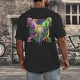 Mardi Gras Ice Cream Drip Baseball Sports For Men Women Kids Men's Back Print T-Shirt