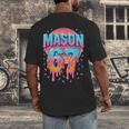 Mason 67 Costume Ice Cream Baseball Drip 6 7 Meme Six Seven Men's Back Print T-Shirt