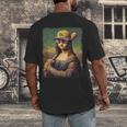 Mona Lisa Baseball Trending Aesthetic Streetwear Men's Back Print T-Shirt