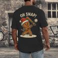 Oh Snap Gingerbreadman Baseball Christmas Men Boys Toddlers Men's Back Print T-Shirt Oh Snap Gingerbreadman Baseball Christmas Men Boys Toddlers Men's Back Print T-Shirt