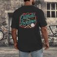 Outfield On Lockdown Baseball Defense Sports Men's Back Print T-Shirt