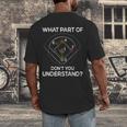 What Part Of Dont You Understand 6432 Baseball Men's Back Print T-Shirt What Part Of Dont You Understand 6432 Baseball Men's Back Print T-Shirt
