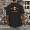 Pittsburgh Lovers Skyline Retro Baseball Heartbeat Men Women Men's Back Print T-Shirt