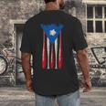 Puerto Rican Baseball Bats Puerto Rico Flag Pride BéIsbol Men's Back Print T-Shirt Puerto Rican Baseball Bats Puerto Rico Flag Pride BéIsbol Men's Back Print T-Shirt