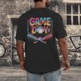 Retro Game Day Baseball Ice Cream Drip For Men Boy Kids Men's Back Print T-Shirt