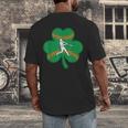 Retro Shamrock Baseball St Patricks Day Men Women Boys Girls Men's Back Print T-Shirt