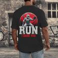 Run I Dare You Baseball Ball Player Catcher Coach Tee Men's Back Print T-Shirt Run I Dare You Baseball Ball Player Catcher Coach Tee Men's Back Print T-Shirt