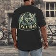 Safety Harbor Leviathans Retro Baseball Monster Men's Back Print T-Shirt Safety Harbor Leviathans Retro Baseball Monster Men's Back Print T-Shirt