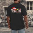 Santa Bruh Baseball Christmas Xmas Meme Pajamas Family Men's Back Print T-Shirt Santa Bruh Baseball Christmas Xmas Meme Pajamas Family Men's Back Print T-Shirt