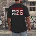 Senior Night Class Of 2026 Baseball Seniors Matching Team Men's Back Print T-Shirt Senior Night Class Of 2026 Baseball Seniors Matching Team Men's Back Print T-Shirt