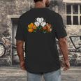 Shamrock Baseball Basketball Football St Patricks Day Men's Back Print T-Shirt