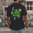 Shamrock Lucky Clover Baseball Patricks Day Family Matching Men's Back Print T-Shirt Shamrock Lucky Clover Baseball Patricks Day Family Matching Men's Back Print T-Shirt