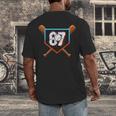 Six Seven 67 Baseball Birthday Boy Men Kids Boys Men's Back Print T-Shirt Six Seven 67 Baseball Birthday Boy Men Kids Boys Men's Back Print T-Shirt