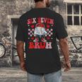 Six Seven 67 Bruh 6 7 Meme Baseball Ice Cream Drip Valentine Men's Back Print T-Shirt Six Seven 67 Bruh 6 7 Meme Baseball Ice Cream Drip Valentine Men's Back Print T-Shirt