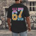 Six Seven Drip Baseball Player Number 67 Or 67th Birthday Men's Back Print T-Shirt Six Seven Drip Baseball Player Number 67 Or 67th Birthday Men's Back Print T-Shirt