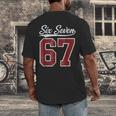 Six Seven Meme Boys Girls Kids 67 Baseball Jersey Men's Back Print T-Shirt