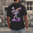 Skeleton Baseball Drip Boys Youth Kids Halloween Men's Back Print T-Shirt