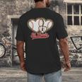 St Louis Leopard Heart Baseball Batter Boys Fan Men's Back Print T-Shirt St Louis Leopard Heart Baseball Batter Boys Fan Men's Back Print T-Shirt