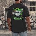 St Patrick Day Baseball Drip Ice Cream Baseball Player Men Men's Back Print T-Shirt St Patrick Day Baseball Drip Ice Cream Baseball Player Men Men's Back Print T-Shirt