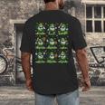St Patricks Day Baseball Ice Cream Boys Baseball Player Men's Back Print T-Shirt St Patricks Day Baseball Ice Cream Boys Baseball Player Men's Back Print T-Shirt