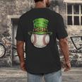 St Patricks Day Baseball Player Leprechaun Hat Men Boys Kids Men's Back Print T-Shirt St Patricks Day Baseball Player Leprechaun Hat Men Boys Kids Men's Back Print T-Shirt