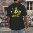St Patrick’s Day Baseball Shamrock Player Men's Back Print T-Shirt St Patrick’s Day Baseball Shamrock Player Men's Back Print T-Shirt
