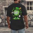 St Patricks Day Shamrock Baseball Drip Icecream Irish Boys Men's Back Print T-Shirt St Patricks Day Shamrock Baseball Drip Icecream Irish Boys Men's Back Print T-Shirt