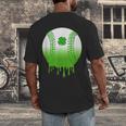 St Patricks Day Shamrock Baseball Irish Boys Kids Men Men's Back Print T-Shirt St Patricks Day Shamrock Baseball Irish Boys Kids Men Men's Back Print T-Shirt