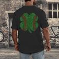 St Patricks Day Shamrock Baseball Saint Paddy's Men's Back Print T-Shirt St Patricks Day Shamrock Baseball Saint Paddy's Men's Back Print T-Shirt