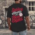 Stealing Hearts Like I Steal Bases Cute Baseball Boys Men's Back Print T-Shirt Stealing Hearts Like I Steal Bases Cute Baseball Boys Men's Back Print T-Shirt